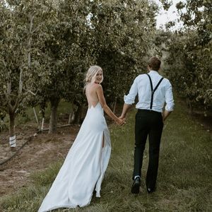 BHLDN Michael Lo Sordo Backless Wedding Dress